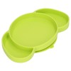 Kids Divided Plates Safe Silicone Foldable Prevent Slipping Toddler Suction