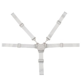 Tabanzhe Universal High Chair Harness - Adjustable 5 Point Harness Belt for Baby Trend High Chairs, Prams, and Buggies, Reliable Replacement Straps for Enhanced Safety (Grey)