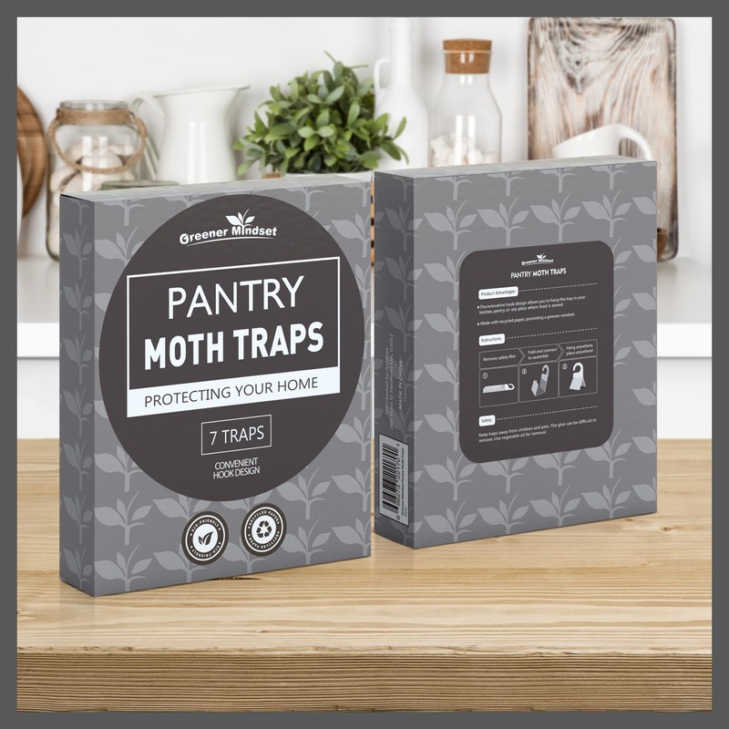 Greener Mindset Moth Traps for House - 7 Pack, Indoor