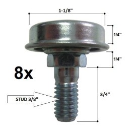 Dutailier Glider Rocker Bearings #14 (8 SET) Dutailier OEM