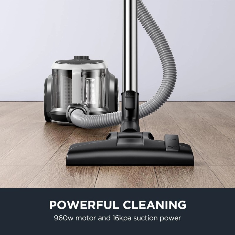 Eureka New Bagless Canister Vacuum Cleaner, Lightweight Vac for Carpets