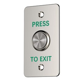 Push to Exit Button for Door Access Control Waterproof Stainless Steel Shell 4 Contact Output