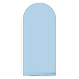 AIBIIN 3.3x7ft Solid Blue Arch Backdrop - 2-Sided Fit for Wedding, Birthday, Baby Shower & Banquet Decoration