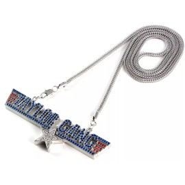 Hip Hop Jewels ICED WIZ KHALIFA TAYLOR GANG PENDANT (NO CHAIN INCLUDED) HIP HOP - Silver