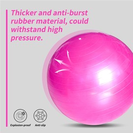 RideFound 40 Inch Horse Play Balls, Herding Ball for Horse Goats-Mega Equine Ball Horse Soccer Ball for Play Training -Pink