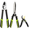 YRTSH Loppers Hedge Clippers & Pruners Combo Set 3-Piece Hedge