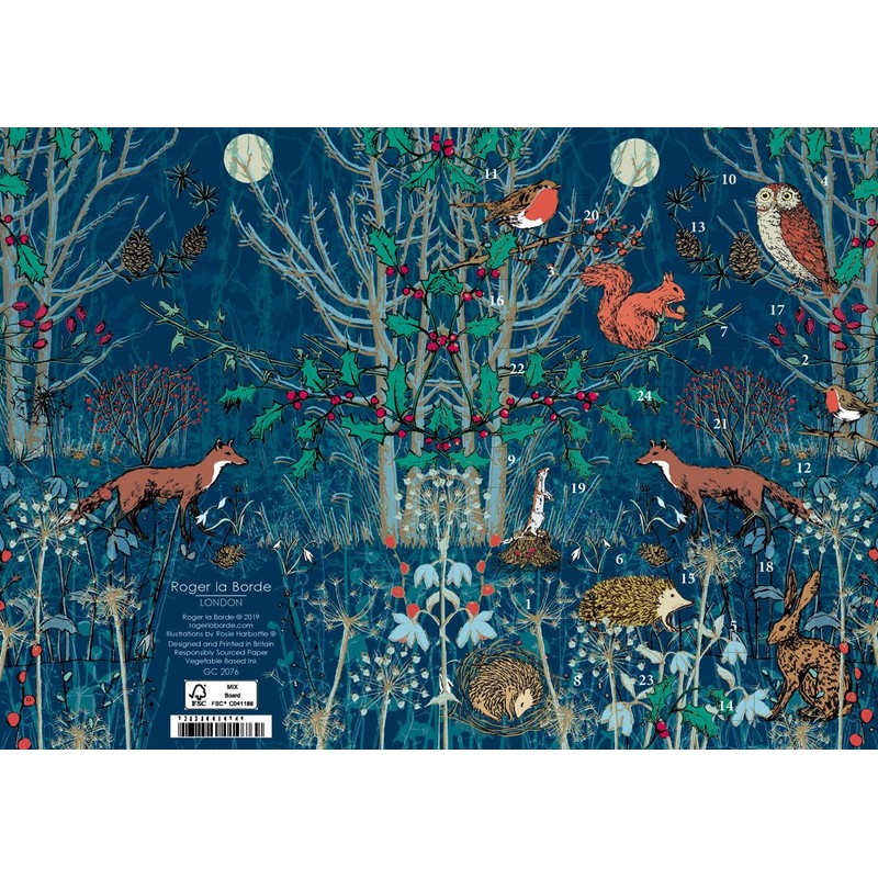 Roger La Borde - Forest Scene & Animals - Advent