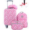 Travelers Club 5 Piece Kids' Luggage Set, Unicorn