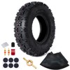 4.10/3.50-6 4.10-6 410-6" Tire and Inner Tube Compatible for Lawn