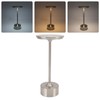 Cordless Table Lamp Rechargeable 2000mAh 3 Levels Brightness Portable USB