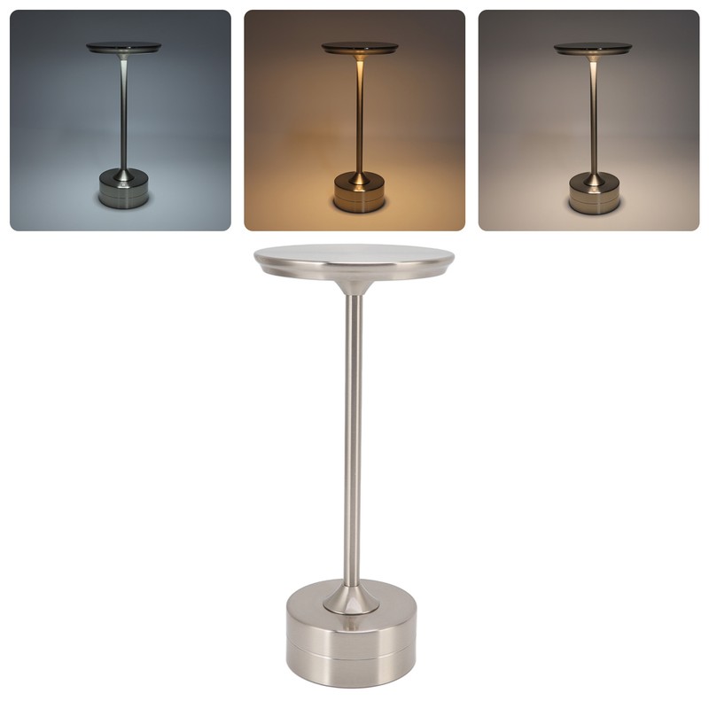 Cordless Table Lamp Rechargeable 2000mAh 3 Levels Brightness Portable USB