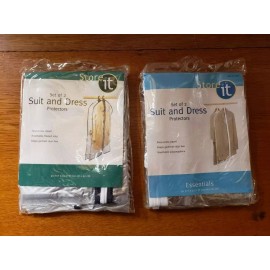 Store It Set of 2 Suit and Dress Protectors – BRAND NEW IN PACKAGE – HANDY