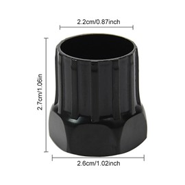 NOHJER 2 Pcs Bike Cassette Lockring Tool,Multifunctional Bottom Bracket Removal Tool Bicycle Cassette Removal Tool for Shimano,for SRAM,for Sun Race, for SunTour