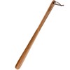 Luxdecor Long Handled Wooden Shoehorns-15in/24in/31.5in Wooden Long Handle Shoe Horn
