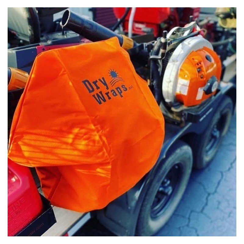 Dry Wraps Waterproof Backpack Blower Cover (Orange)