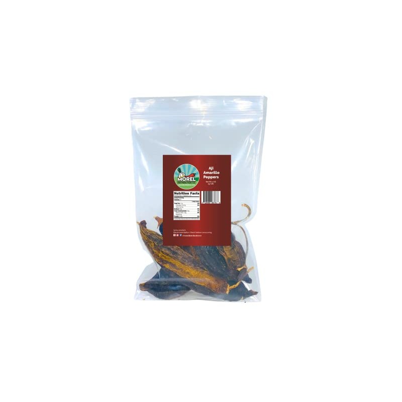 Dried Aji Amarillo Pepper (Chile Amarillo) WT: 2 oz, 4