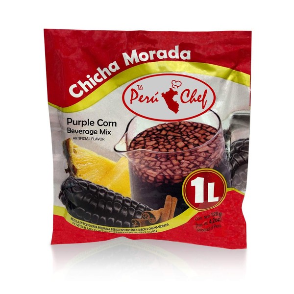 The Peru Chef Chicha Morada ( Purple Corn Beverage Mix) Net. Wt 4.02 oz