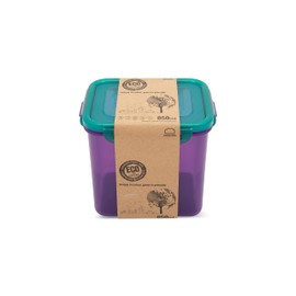 LocknLock Eco Food Containers with Lids - Rectangular 850ml, Airtight, Watertight, BPA Free & Dishwasher Safe, Random
