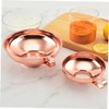 Ciieeo 3 pcs Rose Gold Stainless Steel Wide Funnel for