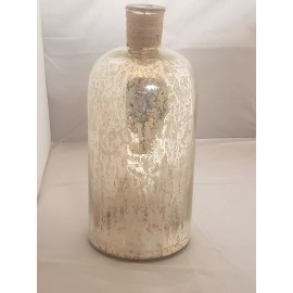 New Audreys Country Living Star Glass Bottle 11.5" Tall 5" Diameter
