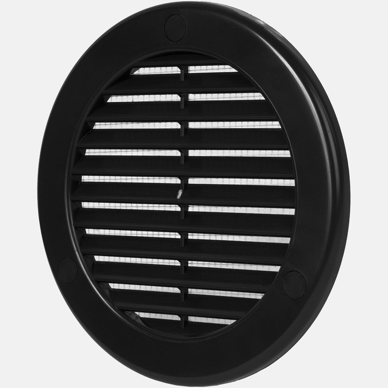 Vent Systems 4'' Inch (Opening Dimensions) Pack of 5 Black
