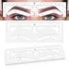 100pcs Airbrush Eyebrow Sticker Precision Brow Mapping Tool Self-adhesive Accurate