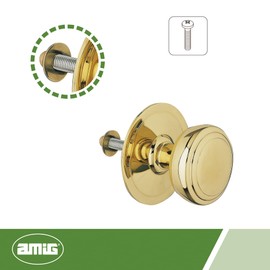 AMIG Knob Polished Brass Door Amig 70 mm