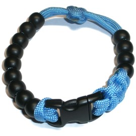 RedVex Ranger Pace Counter Bead Bracelet Choose your color and size - Customization Available (Baby Blue, 8 inch)