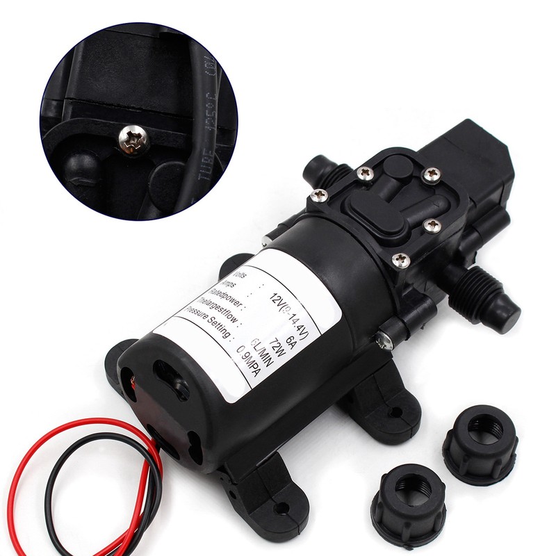 FL 3312 Diaphragm Pump 12V 6A 72W 6L Pressure Self
