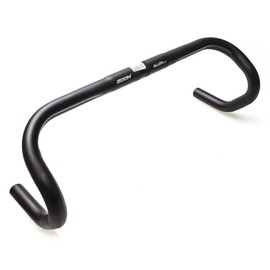 Zoom Handlebar Hi Quality Butted Lightweight Alloy Drop Handlebar Road Bicycle Racing Fixie 25.4 mm Choose Width 400, 420 or 440 mm Black, Width 420 mm