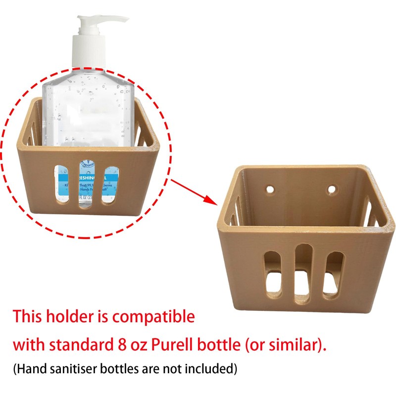 SPANSEE Chicken Coop Hand Sanitizer Holder, Holder Compatible with 8