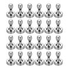 BTLIN Small Fridge Magnets Strong, Mini Metal Magnetic Push Pins for Kitchen Refrigerator Magnetic Board Whiteboard Office 24Pack