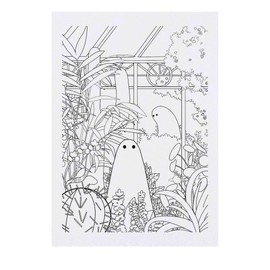 'Greenhouse Ghosts' Temporary Tattoo - Water Resistant, Skin-Safe, Non-Toxic Transfer (TO00083689)