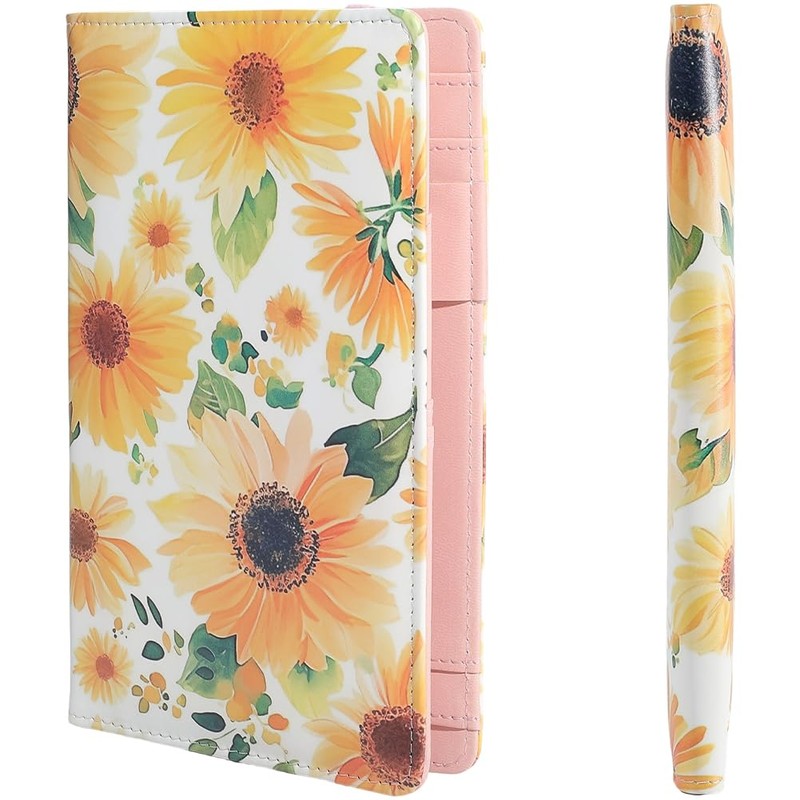 CREATCABIN Clipboards Leather Padfolio Portfolio Organizer Portfolio Folder Binder Storage
