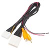 RED WOLF 24 PINS Backup Camera T-Harness for 2014-2019 Toyota
