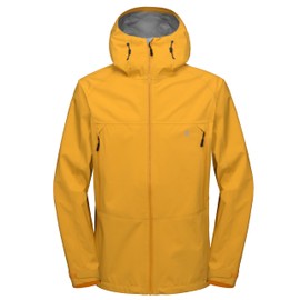 Little Donkey Andy Men's High-performance Waterproof Rain Jacket Outdoor Windbreaker Rain Coat Shell for Hiking,Golf Yellow L