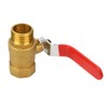 Akozon Ball Valve 3/4" BSP DN20 Brass Pipe Ball Valve