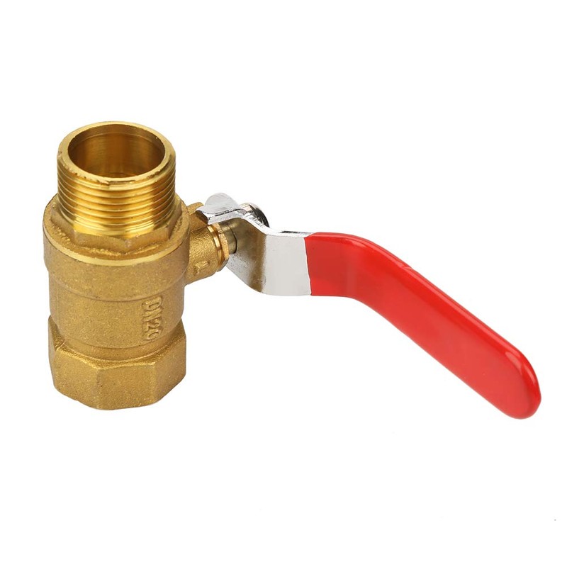 Akozon Ball Valve 3/4" BSP DN20 Brass Pipe Ball Valve