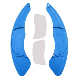 Artudatech Steering Wheel Paddle Shifter Extension For V-W Golf 7 T-ROC Aluminium Blue