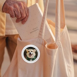 50 Pieces Buttons Make Yourself Without Button Machine, BetterJonny 60 mm Transparent DIY Lapel Buttons Set DIY Transparent Buttons with Safety Pin Button Lapel Pins for Children Photo Clothing School