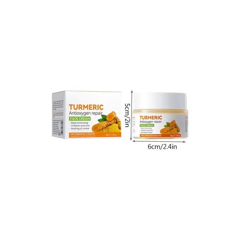 Serum Turmeric Glow 50 G, Hidratante Reparador De Alto Brill