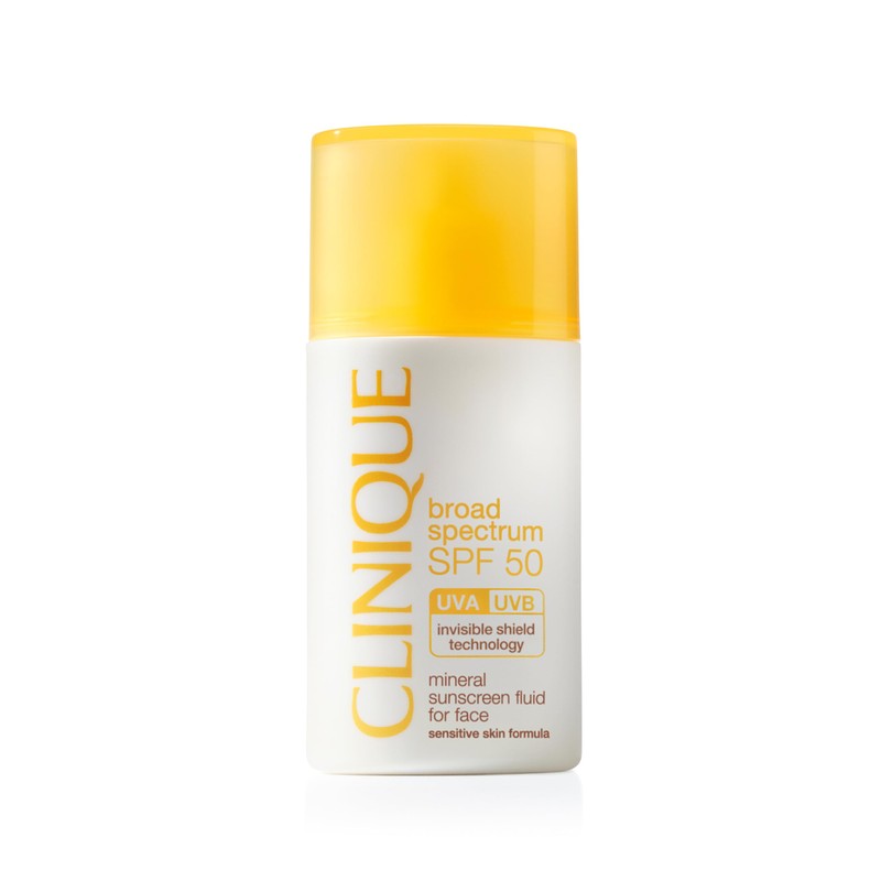 Clinique SPF 50 Mineral Sunscreen Fluid For Face | Zinc