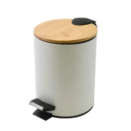Spirella Adonis Pedal Bucket with Insert 3L Black, Black, 3 Litres
