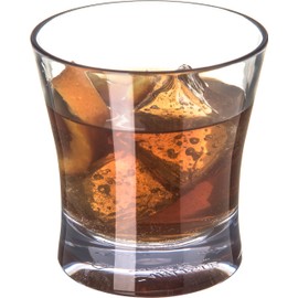 Carlisle 560907 Alibi Heavy-Weight Plastic Rocks / Juice Glass, 9 oz (Set of 24)