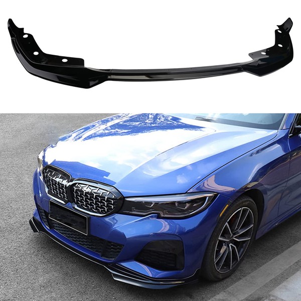 Front Bumper Lip Compatible for 2019-2022 3 Series G20/G28 Sedan