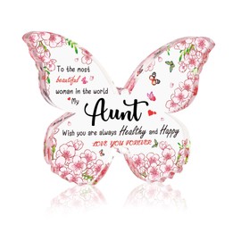 Aunt Gifts from Niece Mother Day Gift Auntie Aunt Mother's Day Easter Valentines Day Gifts for Aunt Aunt Aunt Acrylic Decor Aunt Birthday Gift Best Aunt Gifts Thank You Gift