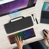 GEEKRIA Full Size Keyboard Case, Hard Shell Travel Carrying Bag