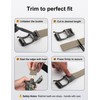 JUKMO Men's Reversible Ratchet Belt - 2 Styles in 1,