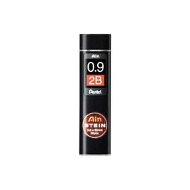 Pentel Ain Refill Leads 0.9mm 2B New Packaging
