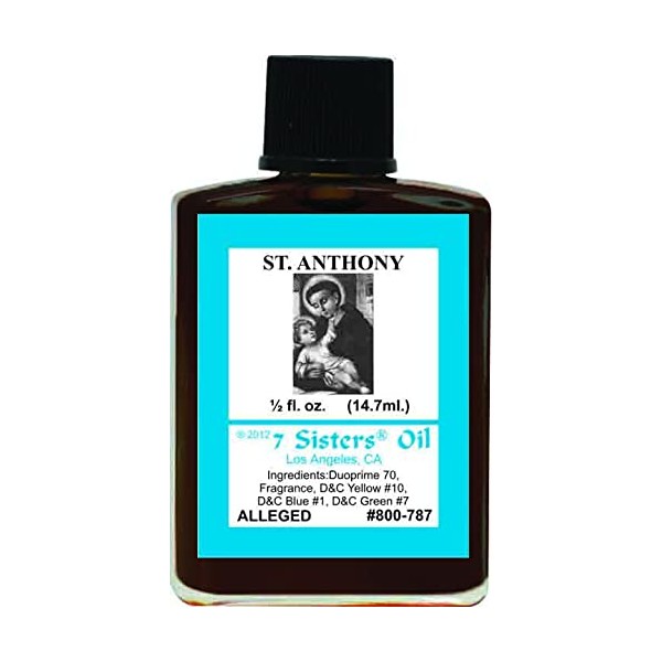 7 Sisters Saint Anthony Oil 1/2 fl. oz.
